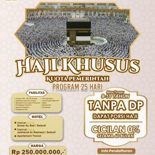 Haji Khusus Tanpa DP
