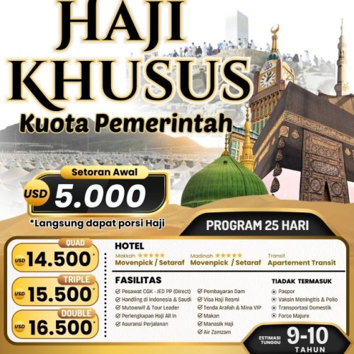 Haji Khusus langsung dapat porsi